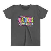 'Raiders' Graffiti Youth Bella Canvas T-shirt