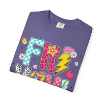 Fri-Yay Fizzy Pop Cartoon Letters Comfort Colors T-Shirt
