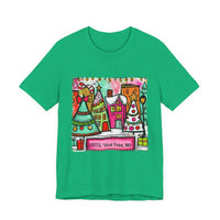 Festive Cityscape Tee for Holiday Cheer, Unisex T-Shirt, Christmas Gift, Cute Casual Wear, Colorful Tee for Celebrations, Holiday [...]