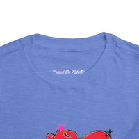 Toddler Bella Canvas Tee. Preppy Mascot T-shirt for girls, Colonel Reb outfit, Ole Miss Rebels football outfit, College Football, SEC