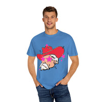 Preppy Mascot, Ole Miss Rebels, Colonol Reb Comfort Colors Garment Dyed Unisex Tee, College Football t-shirt