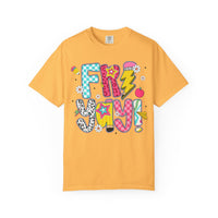 Fri-Yay Fizzy Pop Cartoon Letters Comfort Colors T-Shirt