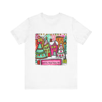 Festive Cityscape Tee for Holiday Cheer, Unisex T-Shirt, Christmas Gift, Cute Casual Wear, Colorful Tee for Celebrations, Holiday [...]