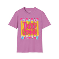 Third Grade Pencil Graphic T-shirt — Cute Back-to-School Tee for Teachers