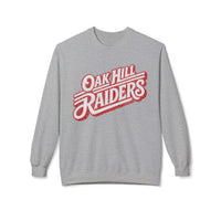 'Oak Hill Raiders' Crewneck Sweatshirt — Vintage Retro School Spirit Pullover