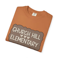 Church Hill Elementary Fall Comfort Colors T-Shirt - Thanksgiving