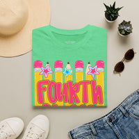 Fourth Grade Pencil T‑Shirt – Cute Back‑to‑School Teacher Tee