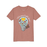 'Let Your Light Shine' Autism Awareness Bella Canvas Youth T-shirt