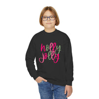 'Holly Jolly' Gildan Youth Crewneck Sweatshirt