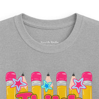 Third Grade Kids Tee — Bright Pencil Back-to-School Shirt