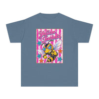 Yellow Jackets Pink Stars and Stripes Comfort Colors Youth T-shirt