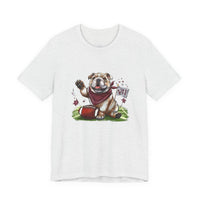 Vintage Bulldog Pride Football Bella Canvas Unisex T-shirt