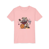 Bella Canvas Bulldogs Basketball Youth Tee, Perfect for Sports Lovers, Kids T-Shirt, MSU Bulldogs, Starkville MS