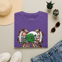 'Green Wave' Glitter Bow Gildan Soft-style T-shirt