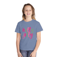 'Holly Jolly' Comfort Colors Youth T-shirt for Christmas