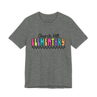 'Church Hill Elementary' Bella Canvas Teacher T-shirt