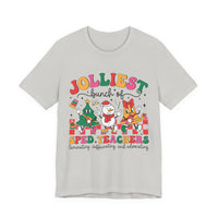 SPED Teacher Jolly Christmas Tee, Bella Canvas Shirt