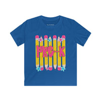 Kids Tee — Pink Pencils 'Pre-K' Back-to-School Graphic Shirt