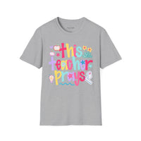 'This Teacher Prays' Gildan Soft-style T-shirt