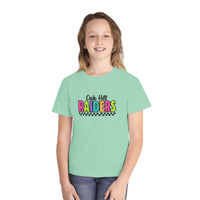 Neon Retro 'Oak Hill Raiders' Youth Comfort Colors T-shirt
