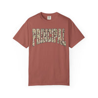 'Principal' Camo Graphic Comfort Colors T-Shirt
