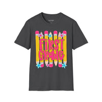 First Grade Women's T‑Shirt — Cute Back to School Pencil Design