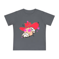 Bella Canvas Infant Tee, Preppy Mascot, Colonel Reb baby girl T-shirt, Ole Miss Rebels, College Football, SEC