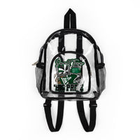 Clear Stadium Backpack — 'Small Town, Big Pride, Go Team' Clear Game Day Bag