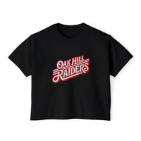 Retro 'Oak Hill Raiders' Women's Comfort Colors Boxy Tee