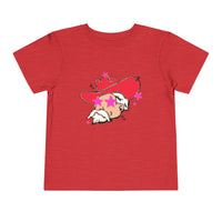 Toddler Bella Canvas Tee. Preppy Mascot T-shirt for girls, Colonel Reb outfit, Ole Miss Rebels football outfit, College Football, SEC