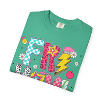 Fri-Yay Fizzy Pop Cartoon Letters Comfort Colors T-Shirt