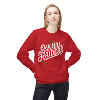 'Oak Hill Raiders' Crewneck Sweatshirt — Vintage Retro School Spirit Pullover