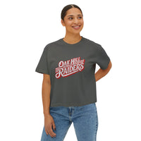 Retro 'Oak Hill Raiders' Women's Comfort Colors Boxy Tee
