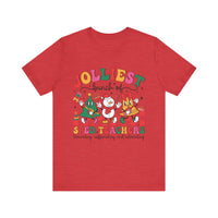 Sped Teacher Jolly Christmas Tee, Bella Canvas Shirt, Holiday Gift for Teacher, Xmas Party Top, Special Education Teacher Apparel