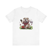 Vintage Bulldog Pride Football Bella Canvas Unisex T-shirt