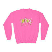 'Grinchy' Gildan Youth Crewneck Sweatshirt for Christmas