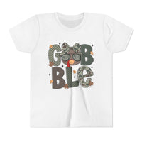 'Gobbler' Girly Thanksgiving Youth Bella Canvas T-shirt
