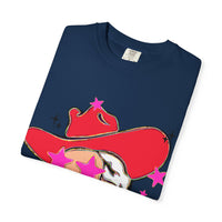 Preppy Mascot, Ole Miss Rebels, Colonol Reb Comfort Colors Garment Dyed Unisex Tee, College Football t-shirt