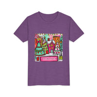 Festive Youth Tee - Christmas Shirt, Holiday Gift, Kids T-Shirt, Colorful Winter Apparel, Cute Seasonal Wear