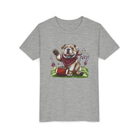Bella Canvas Youth Vintage Bulldog Pride Football t-shirt, MSU Bulldogs, Starkville MS, Athletics, College Football, Bulldog Pride