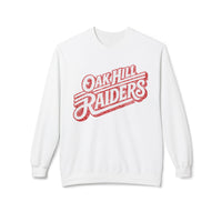 'Oak Hill Raiders' Crewneck Sweatshirt — Vintage Retro School Spirit Pullover