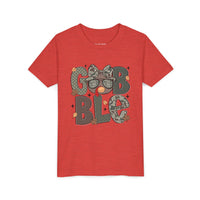 'Gobbler' Girly Thanksgiving Youth Bella Canvas T-shirt