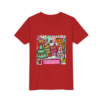 Festive Youth Tee - Christmas Shirt, Holiday Gift, Kids T-Shirt, Colorful Winter Apparel, Cute Seasonal Wear