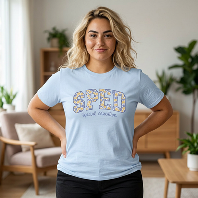 SPED Floral Special Education T-Shirt