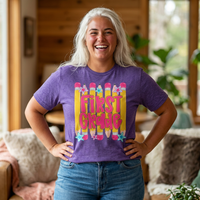 First Grade Women's T‑Shirt — Cute Back to School Pencil Design