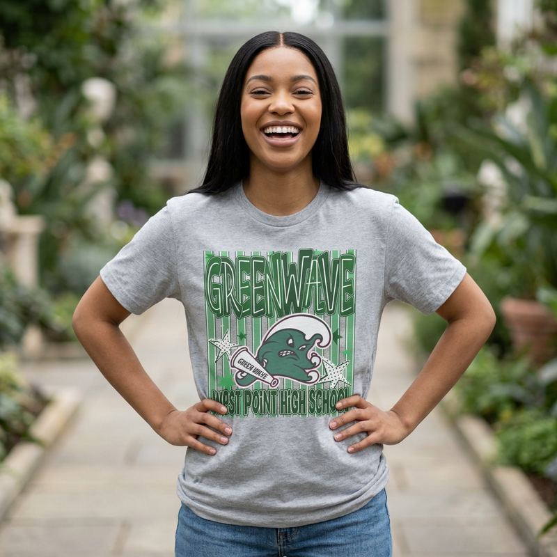 Greenwave - West Point High School Gildan Soft-style T-shirt