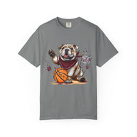 Comfort Colors Bulldog T-Shirt | Unisex Garment-Dyed Tee for Basketball, Athletics, MSU, Starkville MS