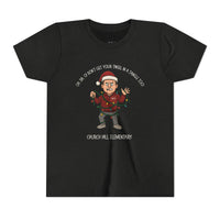 Festive Youth Tee, Holiday Shirt, Christmas Tee, Kids Graphic Tee, Fun Holiday Apparel, Santa Humor Shirt