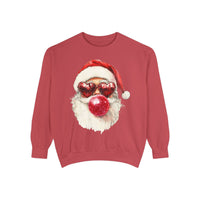 Santa Bubble Blowing Comfort Colors Unisex Sweatshirt