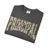 'Principal' Camo Graphic Comfort Colors T-Shirt